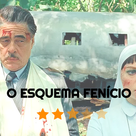 “O Esquema Fenício”: Wes Anderson tropeça na própria simetria e transforma cinema em vitrine de loja vintage