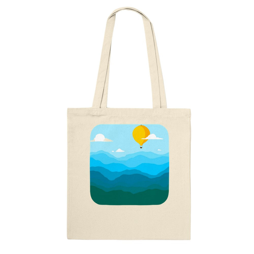 Big Yellow Balloon Tote Bag