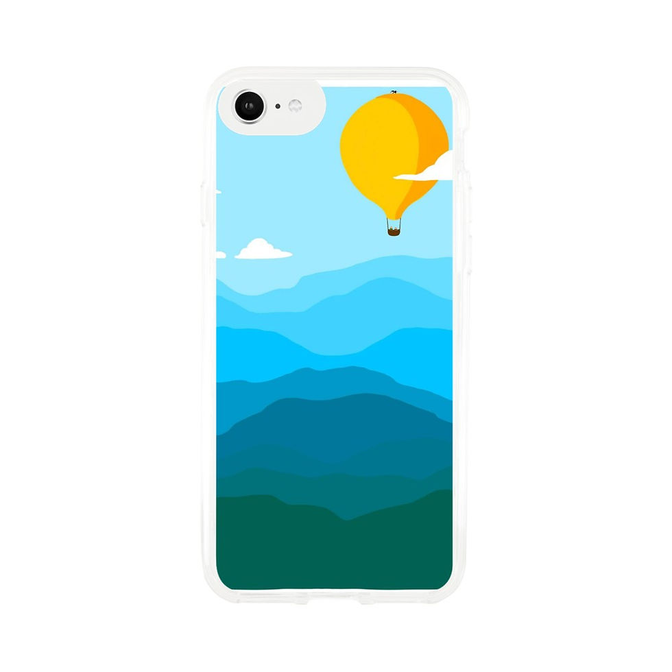 Thumbnail: Big Yellow Balloon Clear case