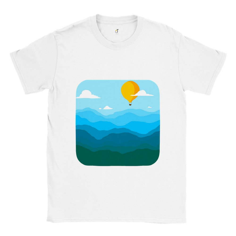 Big Yellow Balloon Unisex Crewneck T-shirt