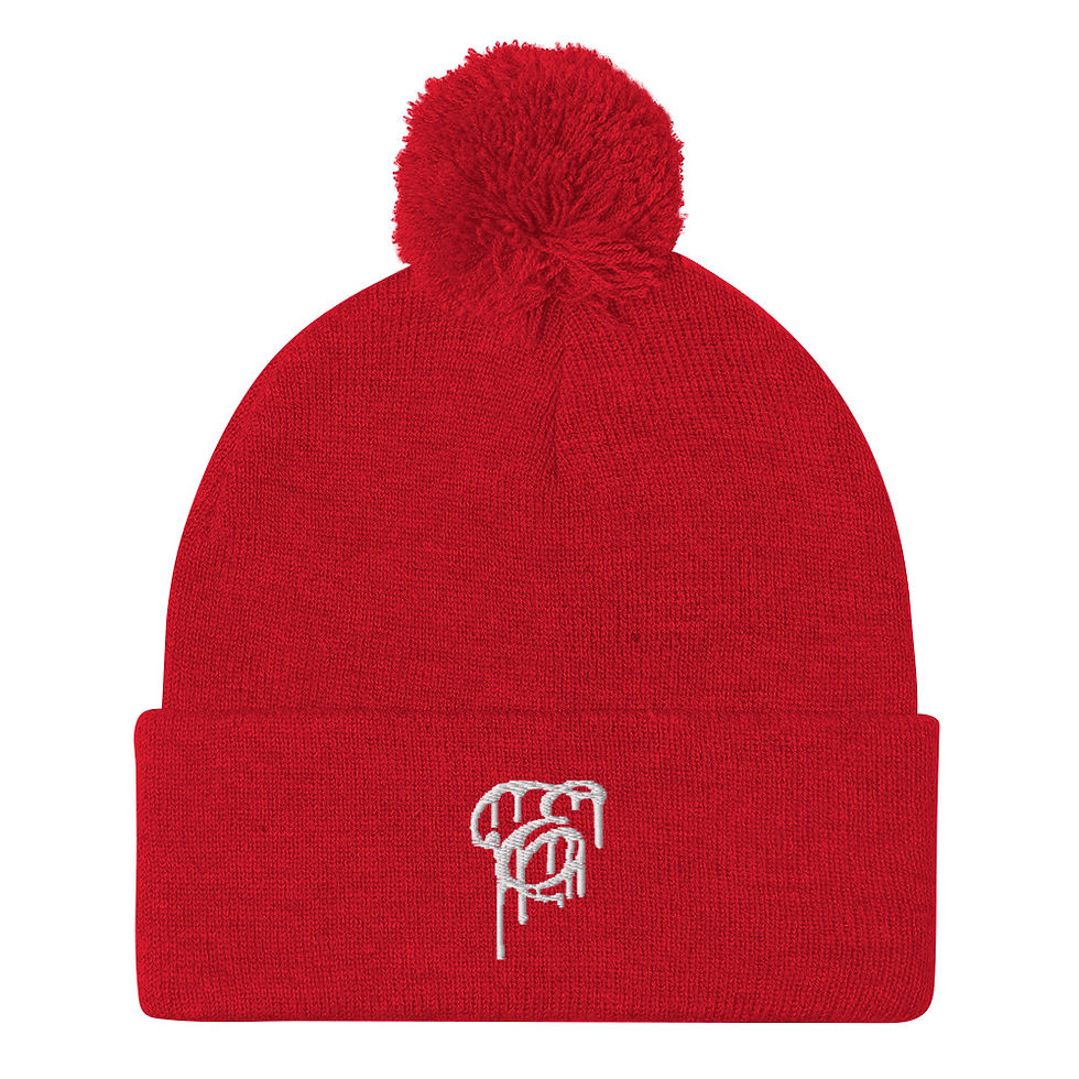 Thumbnail: Dripping E Pom-Pom Beanie