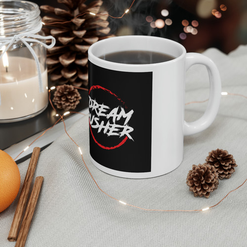 Ceramic Mug, 11oz | DREAM PUSHER