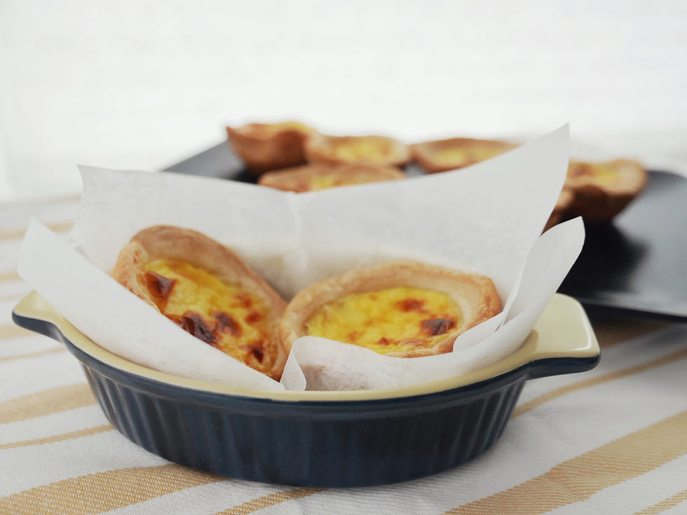 Portuguese custard egg tart