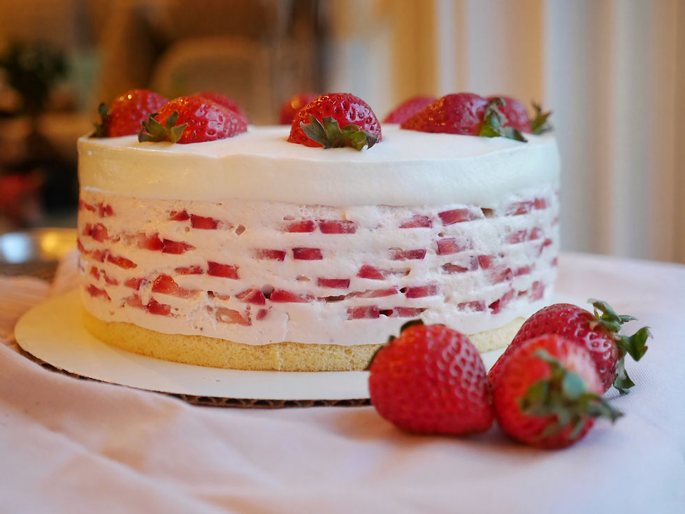 Strawberry mousse