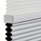 Thumbnail: Snow Drift/Shadow White Day and Night Cordless Cellular Shades- 48 W x 48 L