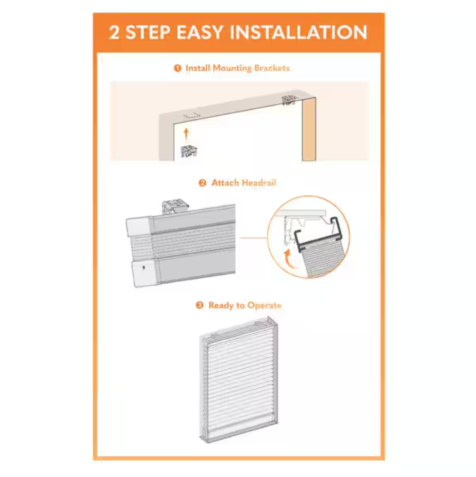 Thumbnail: Parchment Cordless Light Filtering Cellular Shades - 35 in. W x 72 in. L