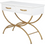 Thumbnail: Deco 79 Wood 2 Drawers Console Table with Arched Base, 40" x 16" x 32", White