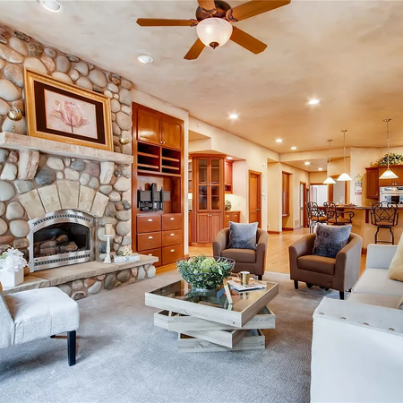 staged mountain home