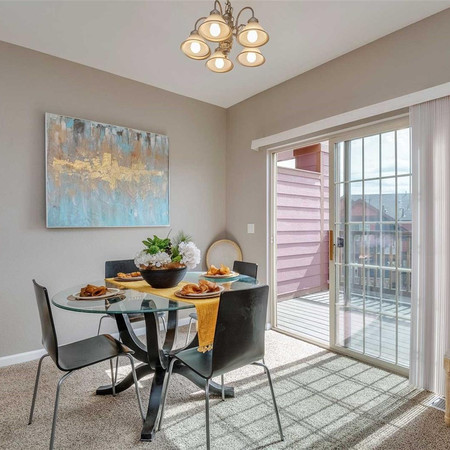 modern dining room