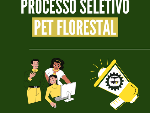 Inscrições abertas para o Processo de Seleção de novos Petianos