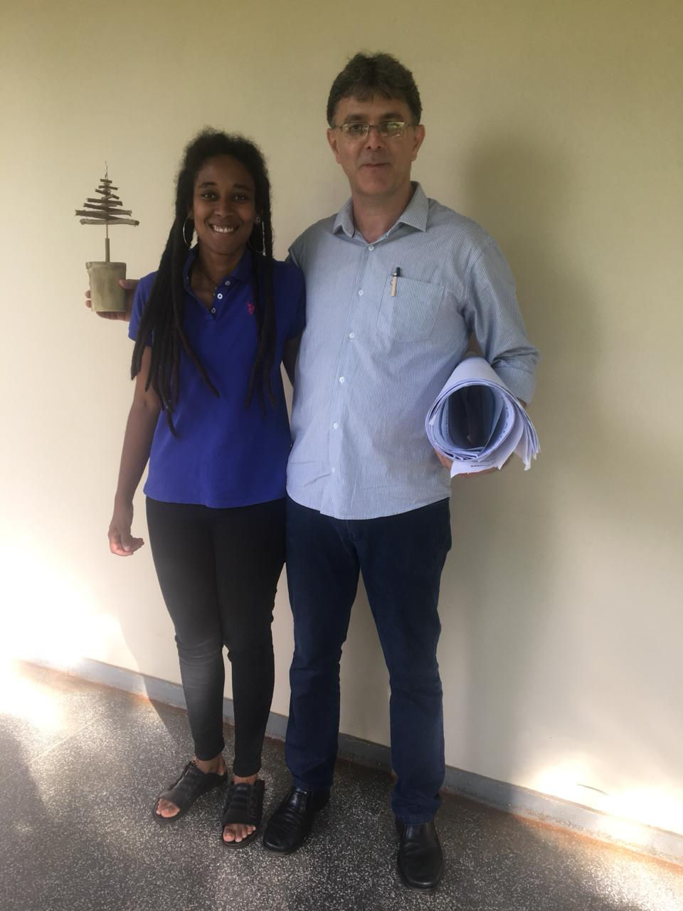 Entrega das lembranças