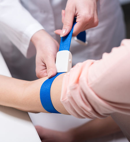 Se préparer au test sanguin