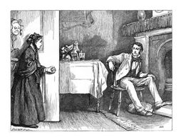 His door was softly opened, and these spoken words startled him, and came as if they were an answer, "Little Dorrit"