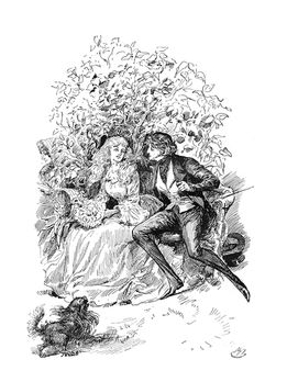 Dora and David in the Garden