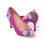 Thumbnail: Kettlebell pink butterfly Women's High Heels - fuchsia