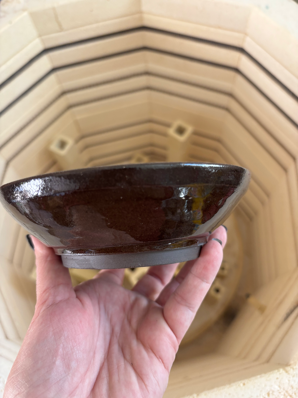 Thumbnail: Serpent Bowl in Brown Clay