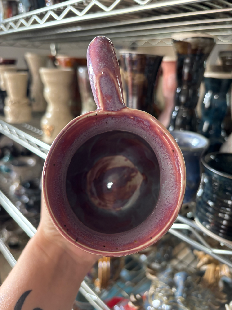 Thumbnail: D20 Mug in Pink Sapphire Glaze