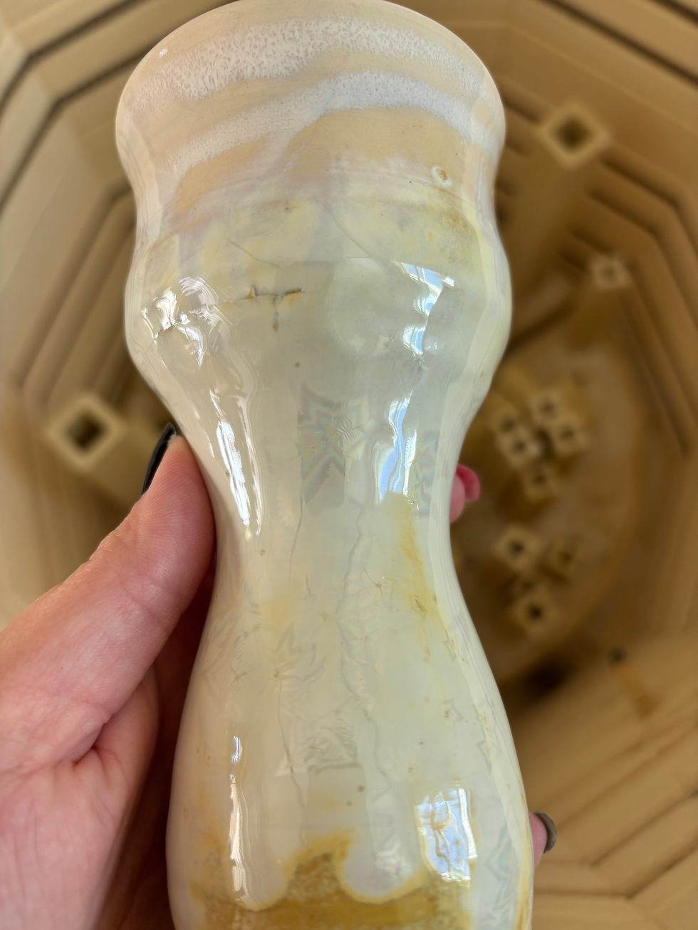 Thumbnail: Lilith Sigil in Oilspot White Glaze