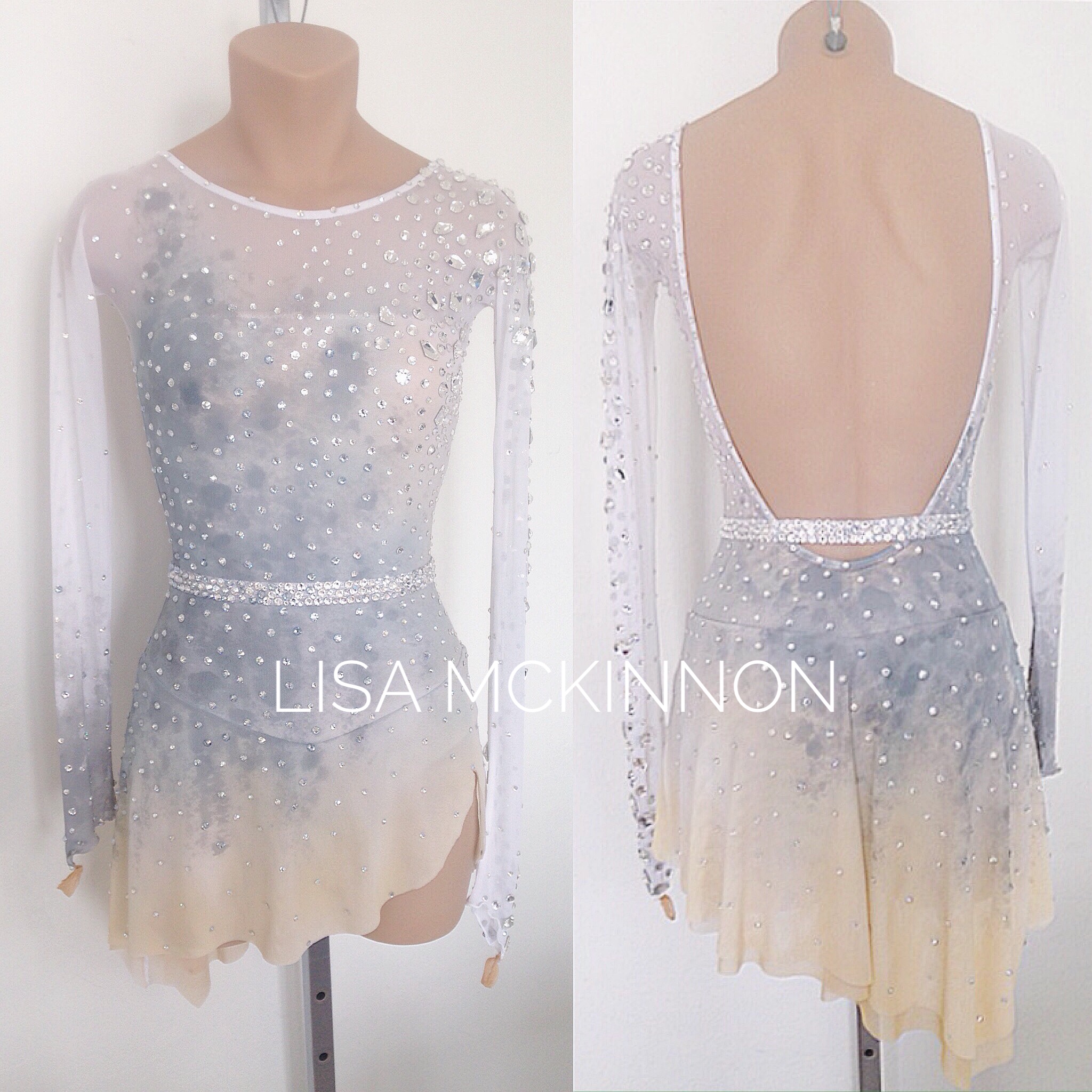 Custom made figure skating costumes