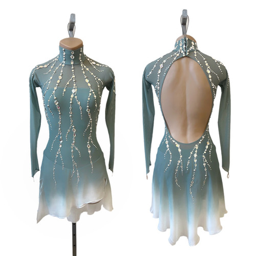 【marno】 lily dress The Lily Dress in Arctic Ice – V. Chapman