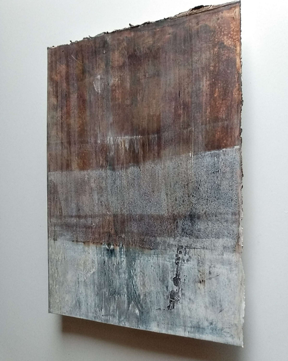 Thumbnail: 'Pomp' acrylic on paper board 600gsm 30 x 42 cm