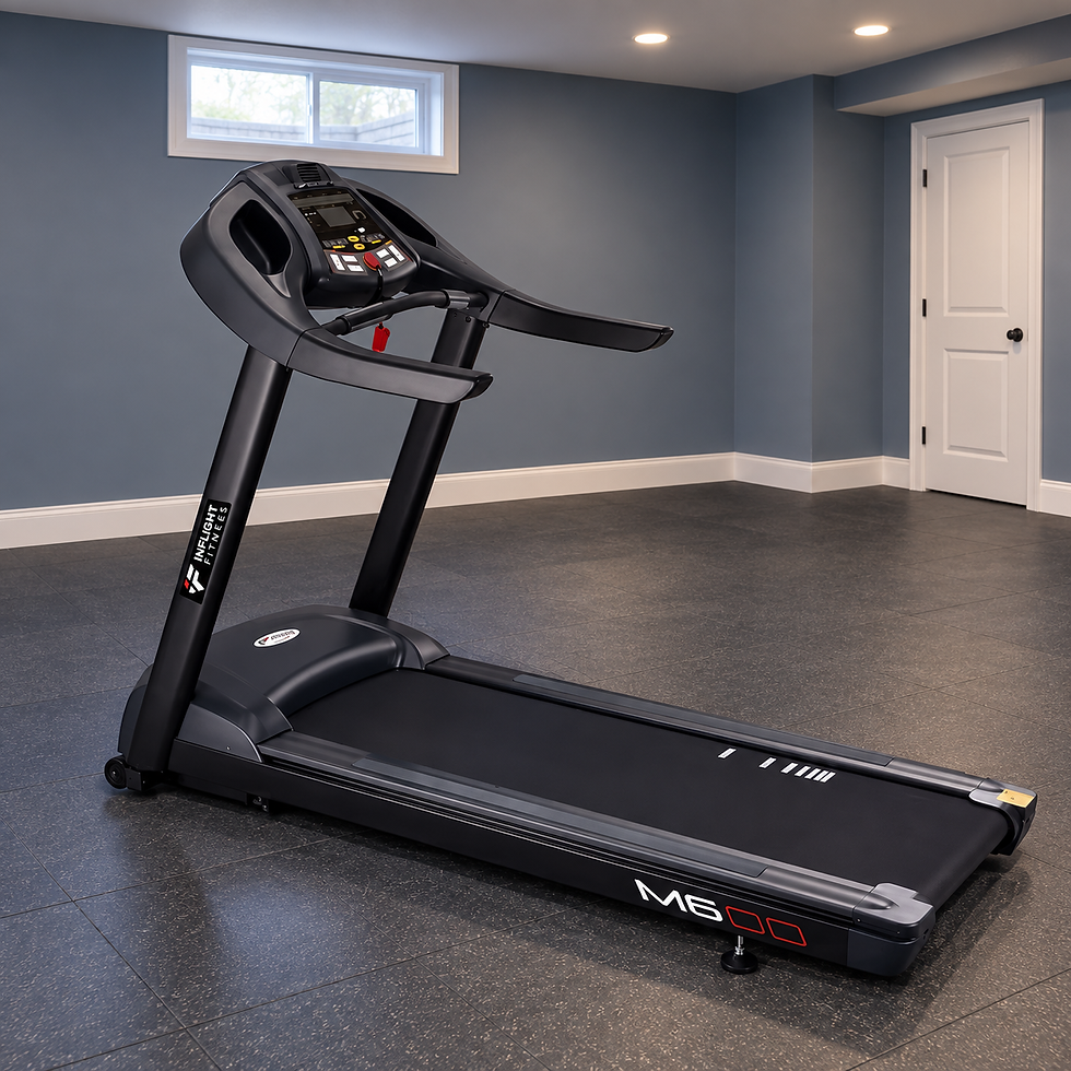 InFlight Treadmill in a home gym setting.