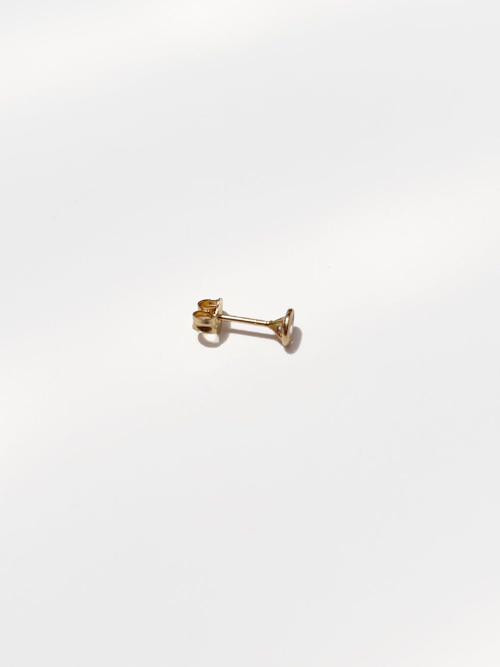 Thumbnail: The 3 mm white sapphire earring