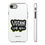 Thumbnail: Vegan for Life Black Sticker - White Phone Tough Case by vgnsm.com