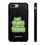 Thumbnail: Eat Plants. Not Friends. Green Sticker - Black Phone Tough Case by vgnsm.com