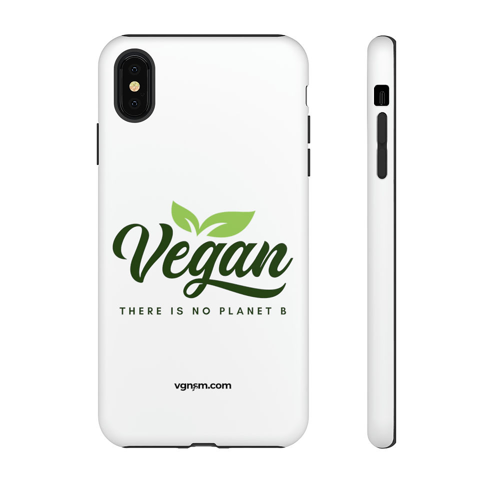 Thumbnail: Vegan : There is no Planet B - White Phone Tough Case by vgnsm.com