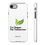 Thumbnail: I'm Vegan for Tomorrow  - White Phone Tough Case by vgnsm.com