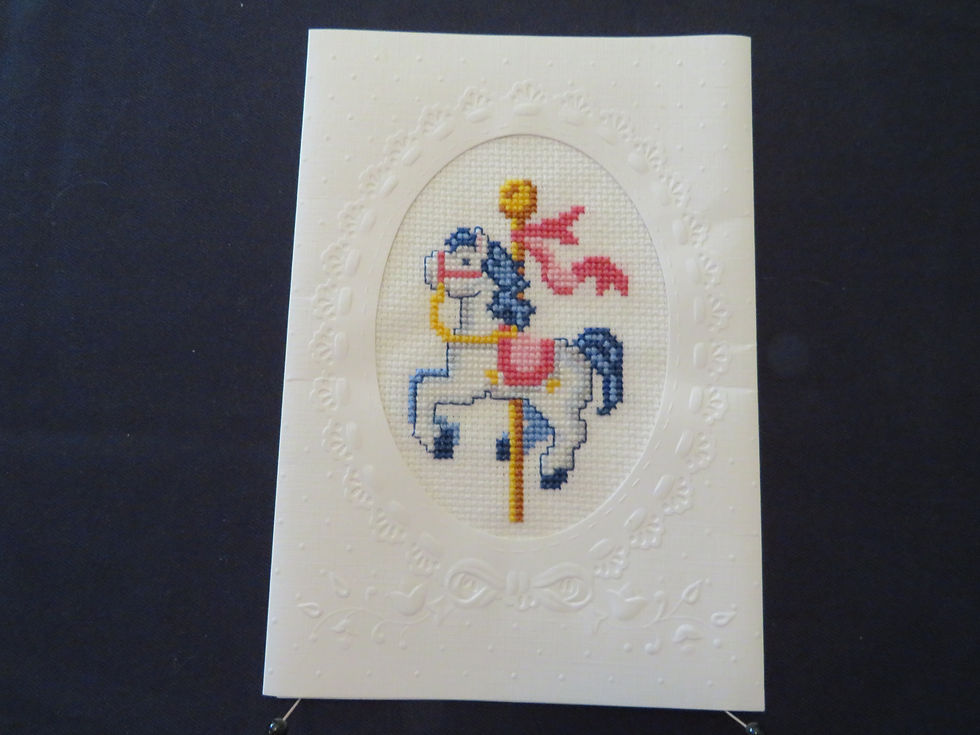 Thumbnail: Cross-stitched Cards