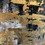 Thumbnail: Modern blue and gold leaf, canvas art for your home