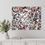 Thumbnail: Muliti coloured, Jackson pollock inspired canvas, in pinks, purples, and blues.