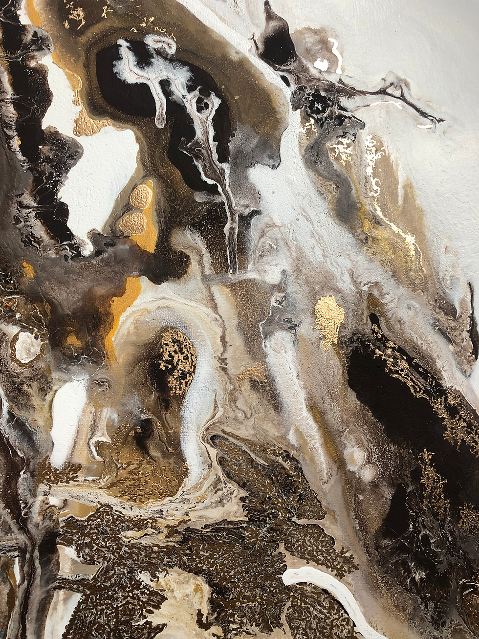 Thumbnail: Geometric abstract in earth tones, wall art, design 