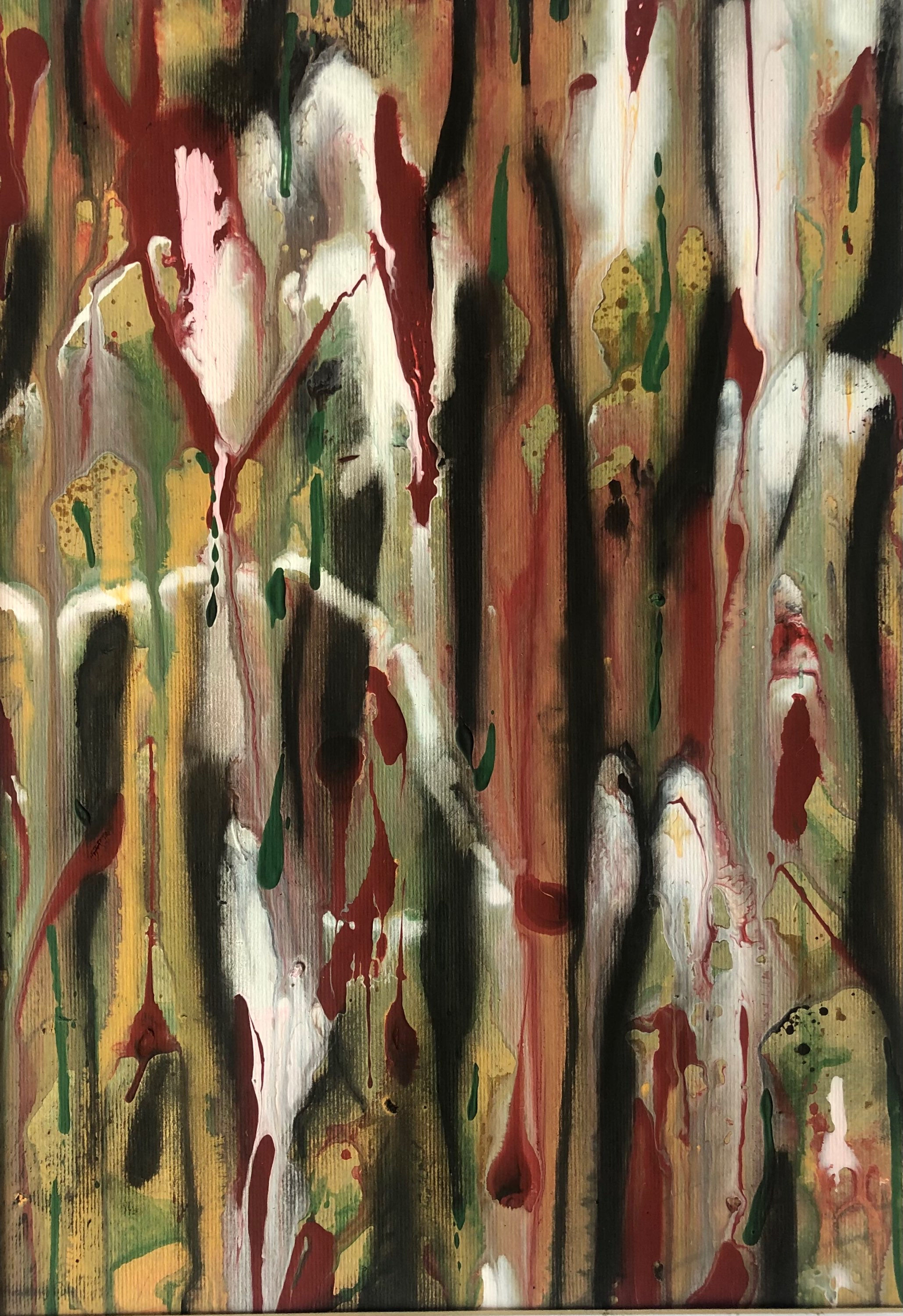 Acrylic abstract paintings on quality paper. art for you home, multi colour