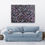 Thumbnail: Vibrant multi colour canvas stylish modern art for your home.