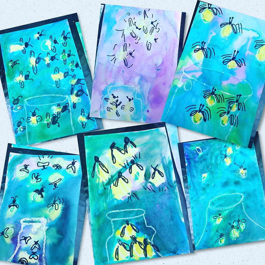 Firefly watercolor painting workshop K-8