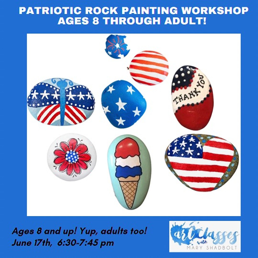 Rock Painting goes Patriotic!