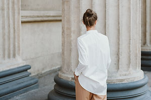Woman and Column
