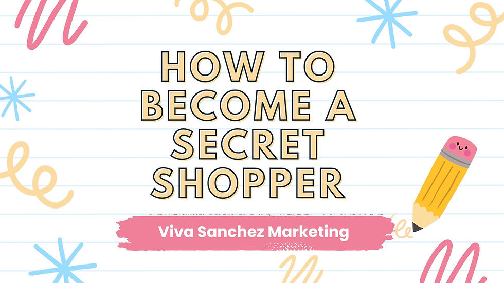 Secret Shopping 101