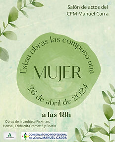 Cartel estreno "Kama muta y Lullaby" (Málaga, 26 de abril de 2024)