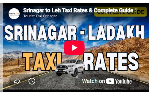 How Much Does a Taxi Cost from Srinagar to Leh?