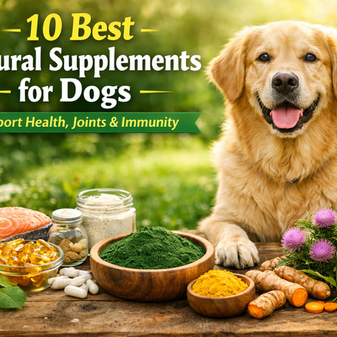10 Healthy Natural Supplements For Dogs