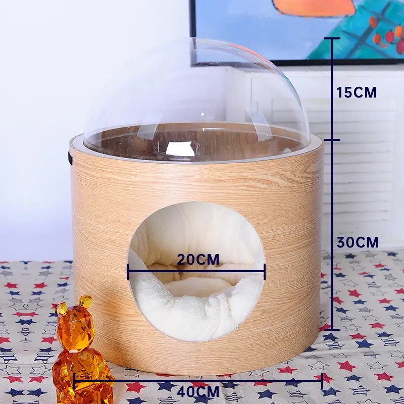 Thumbnail: Solid Wood Transparent Space Capsule