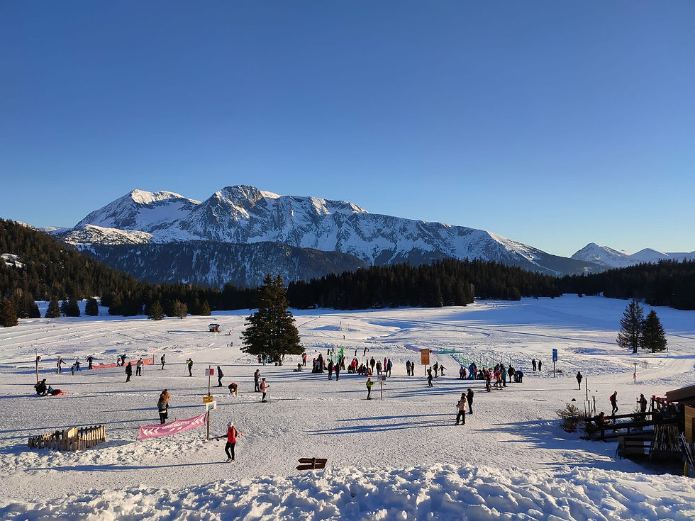Cross-country skiing in Chamrousse