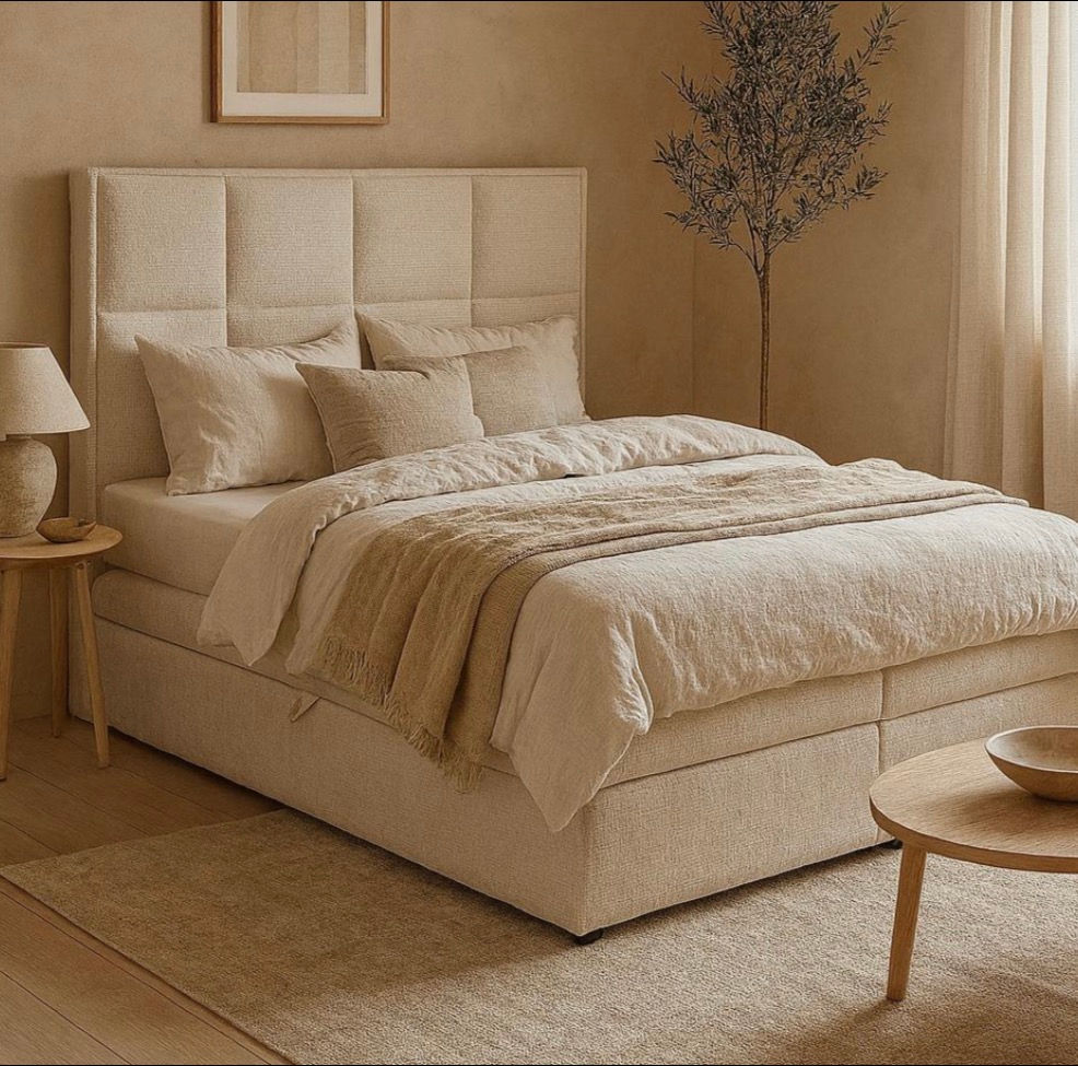 LIT COFFRE NORA MATELAS ET SUR MATELAS 180X2M