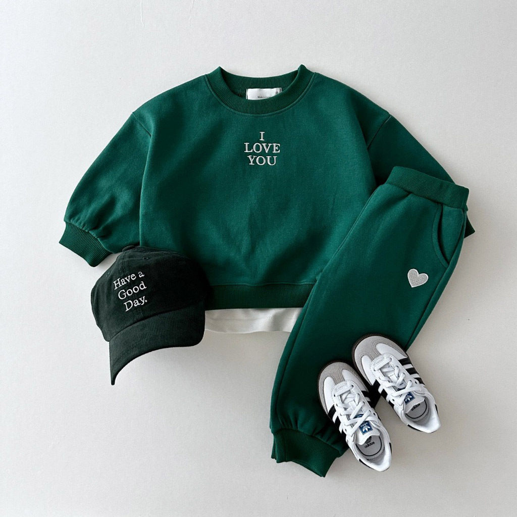 Conjunto Moletom ILOVEYOU