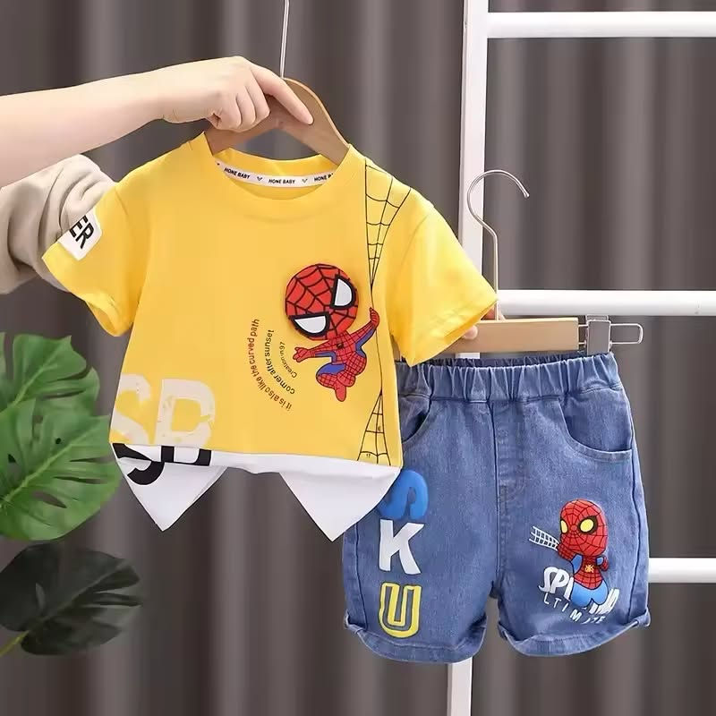 Miniatura: Conjunto camiseta e shorts, Homem Aranha