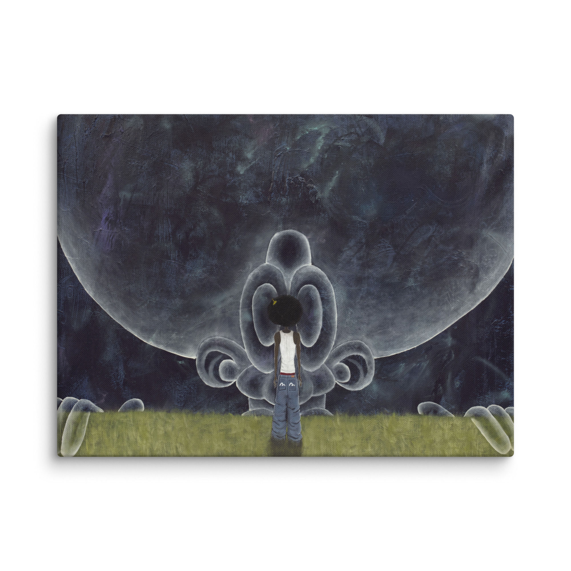 Where The Earth Touches The Sky Canvas Print